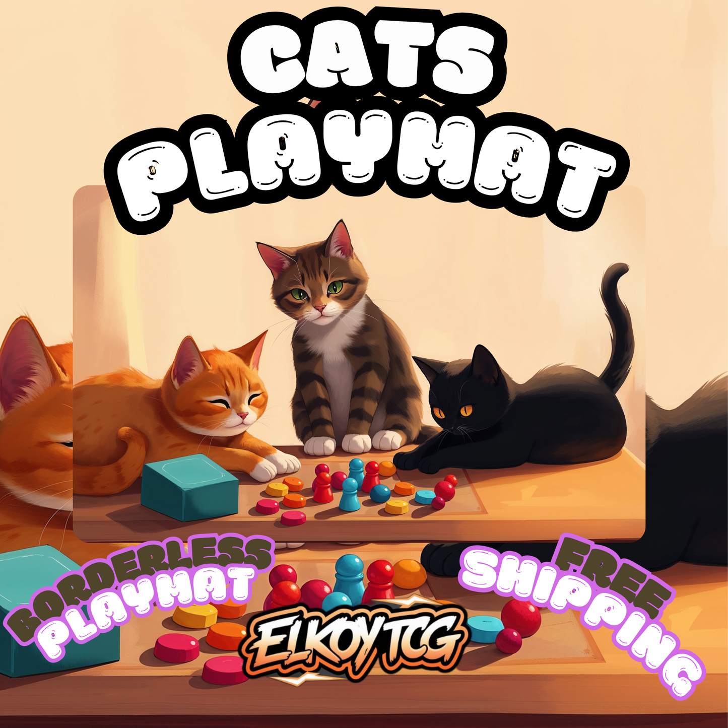 Cats Playmat