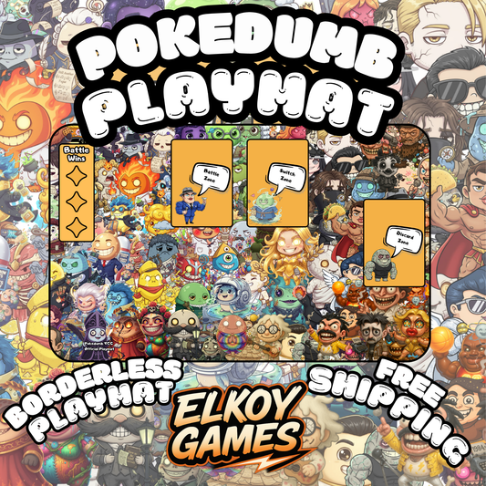 Pokedumb Playmat — Battle Zone Edition 1st edition