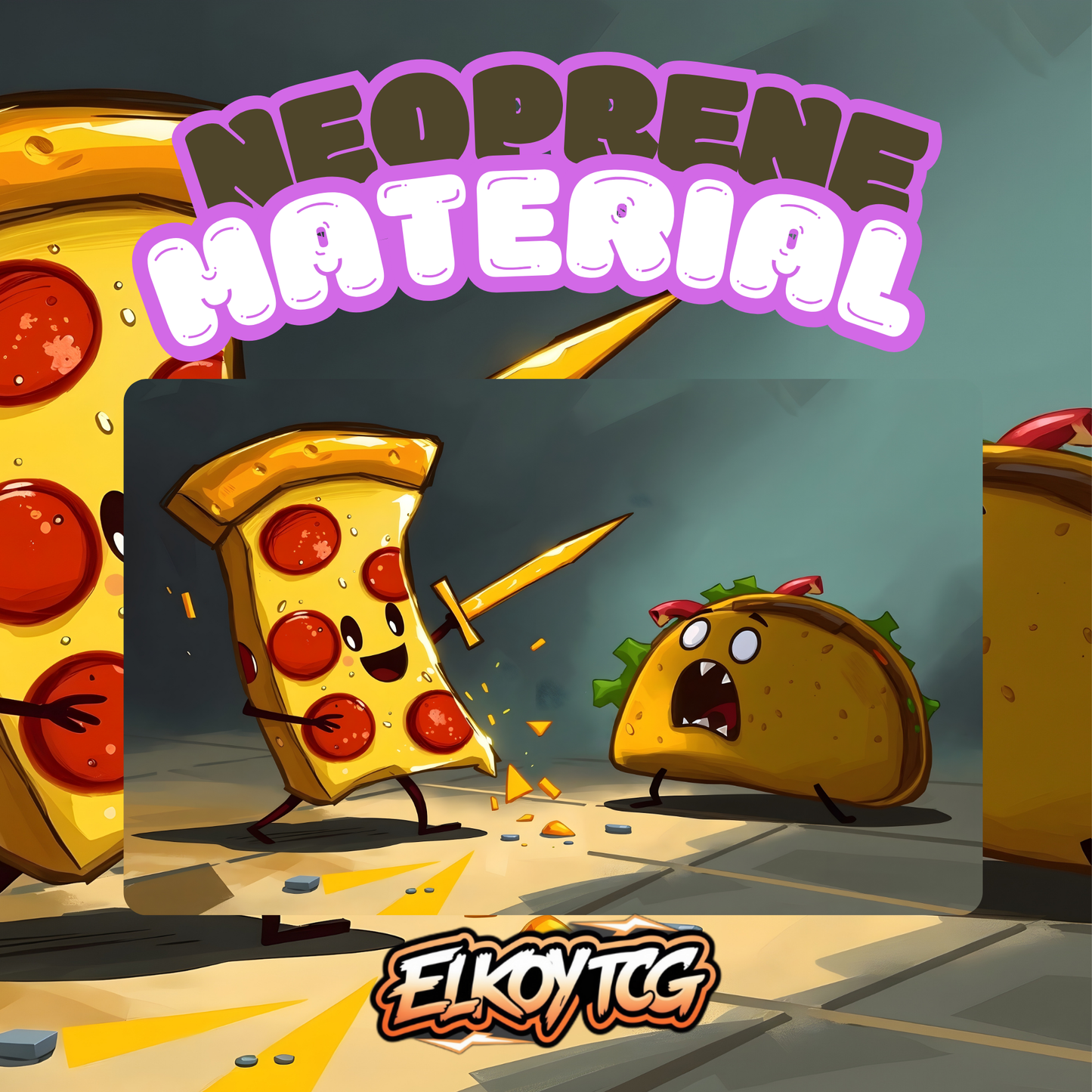 🍕 Pizza vs Taco Playmat
